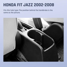 YJYWZH Car Armrest Box for Honda Fit Jazz 2002-2008, 3USB Double-Layer Armrest Organizer Box Centre Consoles Arm Rest Automotive Accessories