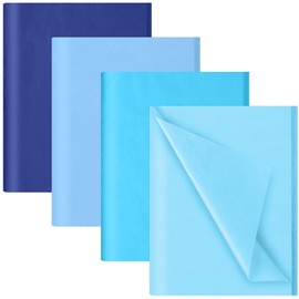 Phinus Tissue Paper, 80 Sheets 20" 20" Tissue Paper for Gift Bags, Colored Tissue Paper Bulk for Weddings, Birthday Parties, DIY Crafts, Craft Decorations etc (Blue)