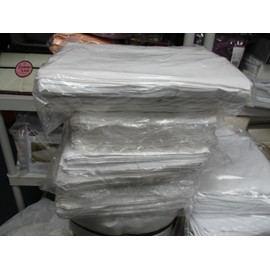 DISCOUNT LINENS HOME BRANDS 12 Pack of Bed Sheets TWIN Flat Soft White 180 Thread Count Bulk Set BRAND BEW