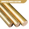TIHONORI 15 Pcs 3/25" x 12" Brass Rods, Brass Solid