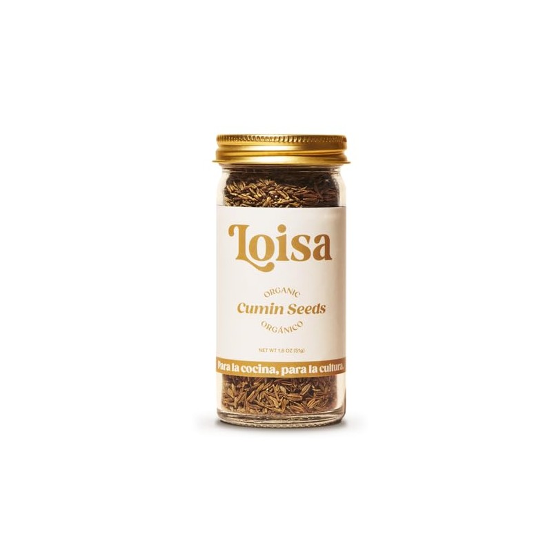 Loisa Whole Cumin Seeds - USDA Organic, Non-GMO, No-MSG, No