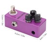 Distortion Guitar Effect Pedal Crazy Tone Fully Analog Circuit Accessory