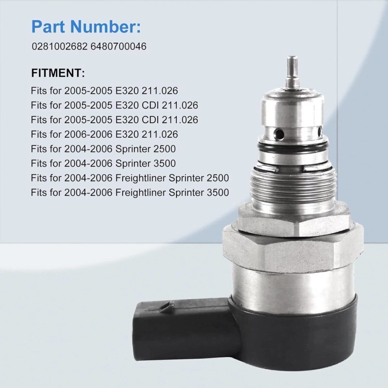 Bosch Fuel Pressure Regulator for 04-06 Dodge Sprinter 2500 Benz-E320