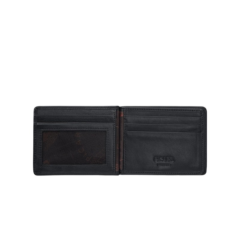 Picard Brooklyn Wallet Leather 11 cm schwarz