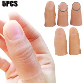 5Pcs Magic Trick Finger Tips Set, Stage Show Props, Prank Magic Kits and Accessories