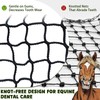 Umisu 5x5ft Bolded Hay Net for Horses – Heavy-Duty Slow
