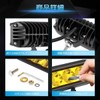 LED Work Light, 70W, Yellow, Fog Lamp, 3-Sided Illumination, Wide