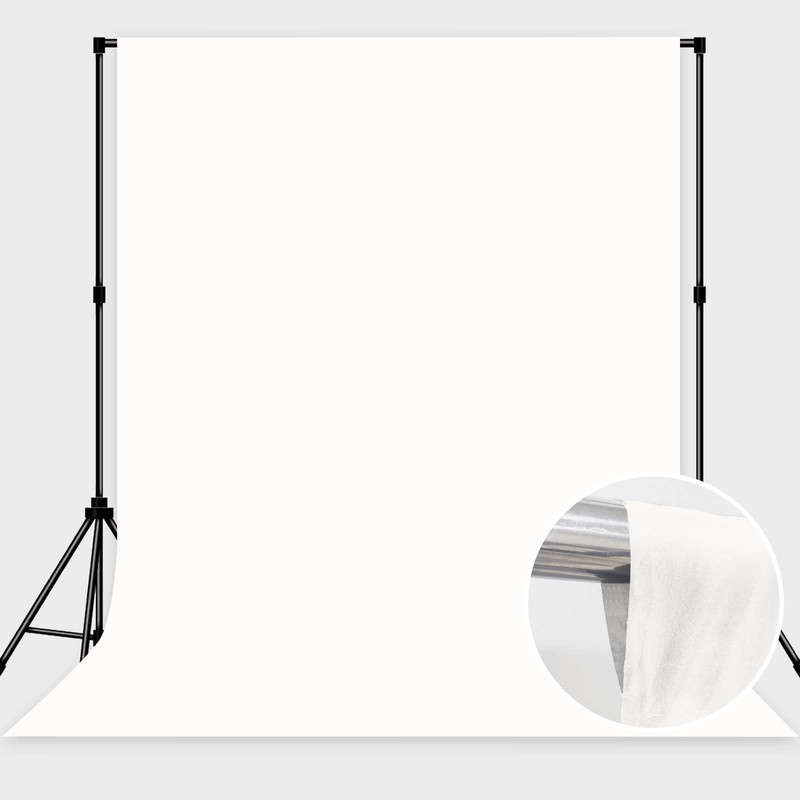 Photo Backdrop White Screen Background Fabric Professional Photography Solution 10x10ft
