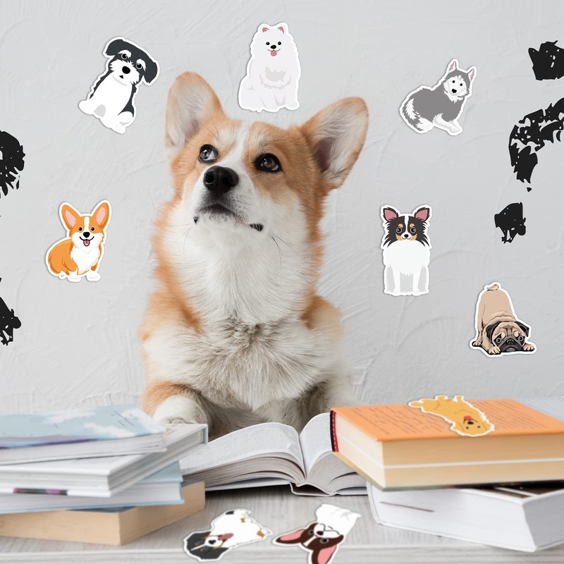 Hotop 36 Pads Cute Dog Sticky Notes Dog Notepads Bulk