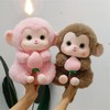 Cuddly Toy Monkey, Plush Toy, Cute Hugging Peach Monkey Doll