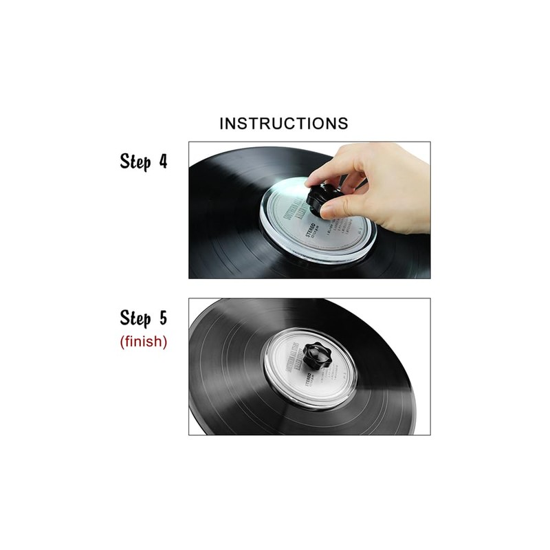 Protected Vinyl Record Label Protector Acrylic Glass