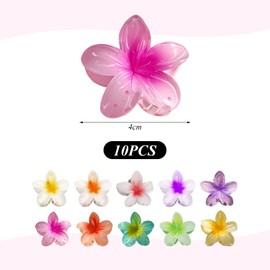 10 Pieces Of Frangipani Hairpin, Cute Hairpin, Flower Hairpin, Mini Hairpin, Beach Party Hairpin, Girls Flower Hairpin.