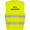V Safety Unisex Adjustable Hi-vis Vest Hi Vis, Yellow, M-L