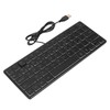 64 Keys RGB Backlit Keyboard USB Wired Gaming Keyboard Portable