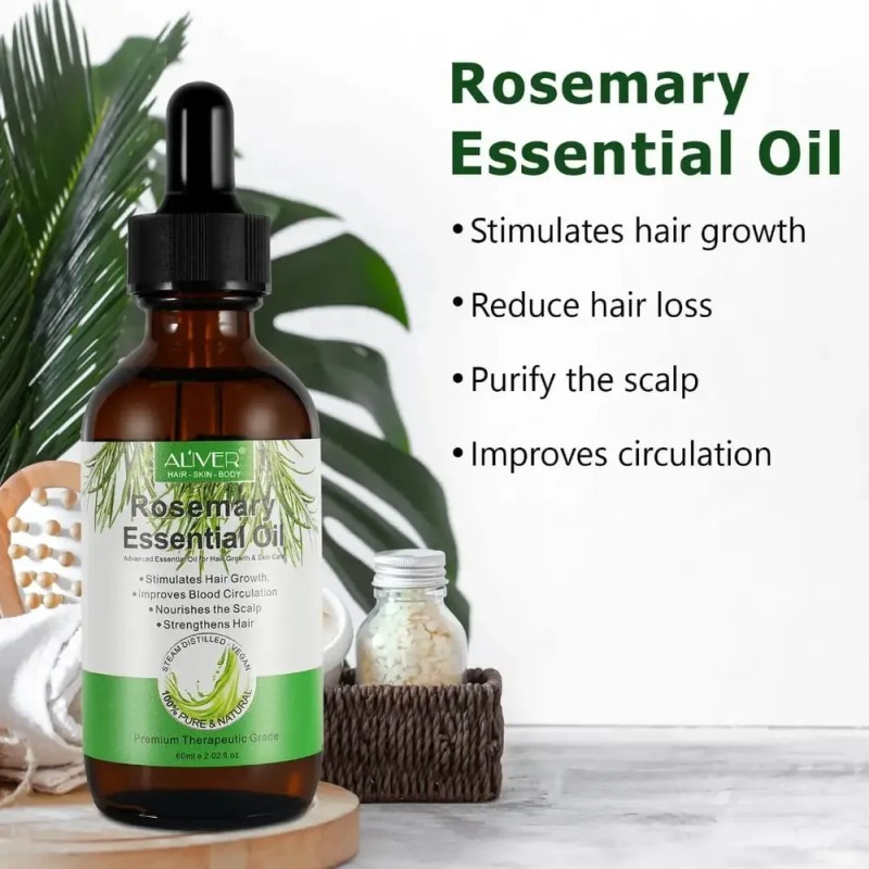Aceite Romero 120ml Tratamiento Capilar + Cejas + Pestañas