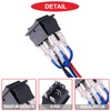 MKBKLLJY 3Pcs DC 20A 12V Automatic Lock Rocker Switch Snap-in