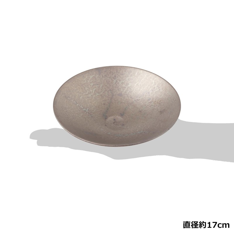 Marui Pottery MR-3-4081 Shigaraki Ware Hechimon Bowl, Diameter Approximately 6.7