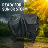 SUNLIFER BBQ Cover for Outdoor Grill：Waterproof Rip-Proof UV and Fade