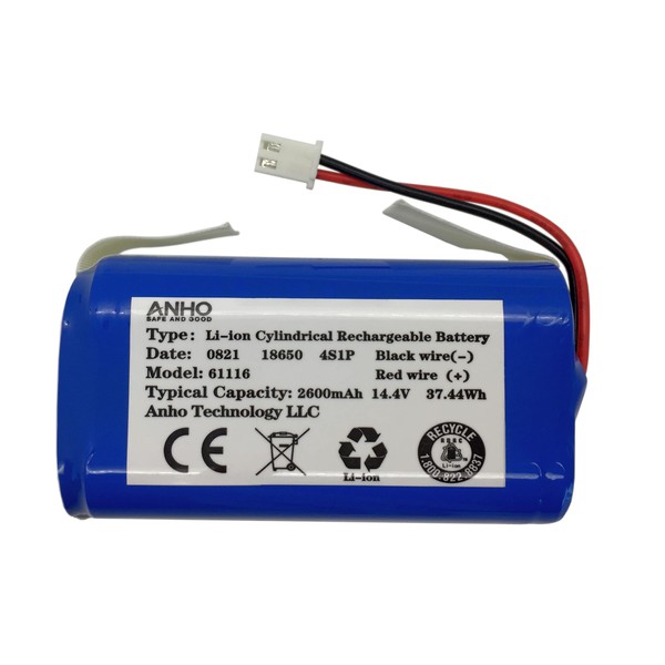 Replacement Shark RVBAT850 Battery for Shark Ion R75, R85, RV850,