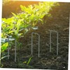 CORHAD 10 pcs Heavy Duty U Shaped Garden Ground Pegs