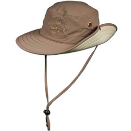 Panama Jack Boonie Fishing Hat - Bucket, Lightweight, Packable, UPF (SPF) 50+ Sun Protection, 3" Floating Brim (Olive/Khaki, X-Large)