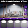 VOPHICHO Solar Shed Light Outdoor Indoor, Upgrade 244 LED 360°