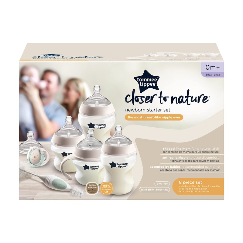 Tommee Tippee Set De Iniciación Con Biberón, Closer To Nature,
