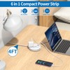 NTONPOWER Travel Power Strip, Cruise Ship Power Strip, Flat Plug