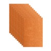 uxcell 10 Pack Orange Glitters Foam Sheets, 8 x 12