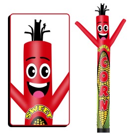 Inflatable Tube Man Wacky Wave Dancer for Outdoor Advertising Promotion Air Dancer - Orange (Blower Not Included)Color: CORN, Size: 15FT