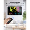 MASHI Digital Clock, 13" Large Display Digital Wall Clock, Adjustable