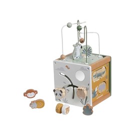 Vertbaudet VERTBAUDETSmall Tanzania Baby Activity Cube Wooden FSC Green