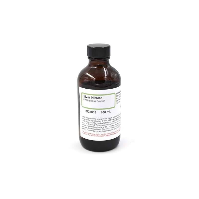 ALDON Innovating Science Silver Nitrate Solution, 0.1M, 100mL - The