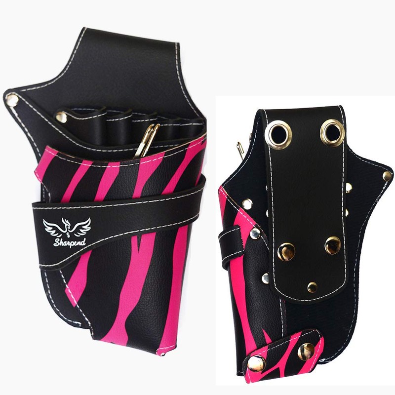 Hair Scissor Holster Pouch – Durable PU Leather with Detachable