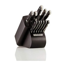 Sabatier Self-Sharpening Edgekeeper Pro 12-Piece Forged Triple Rivet Knife Block Set