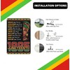 Black American Decorations Juneteenth Garden Decorations, DZQUY Juneteenth Sign Decor,