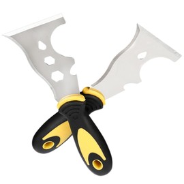 Scraper Tool, Stainless Steel 13-in-1 Painters Tool, Professional Multi Wallpaper Scraper Tool Includes Paint Roller, Straight Scraper, Curved Scraper and More