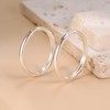 NEVEGE 925 Sterling Silver Hoop Earrings for Women Hypoallergenic Large