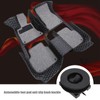 EMSea 4Pcs Car Mat Retainer Carpet Anti-Slip Buckle Twist Plastic
