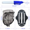 CUALFEC 6 Pack Golf Ball Line Drawing Marker Golf Ball