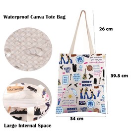 FEELMEM Mamma Music Inspired Gift Mamma Music Tote Bag Mamma Fans Gift Power Shoulder Work Bag Gift