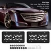 2PCS License Plate Protector Silicone Frame Soft Flexible Black 305x155mm
