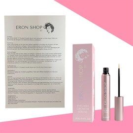 EronShop117 Eyelash Serum - 3 ml - Eyelash Booster for Longer & Thicker Eyelashes - Intensive Care for Strong Eyelashes & Eyebrows