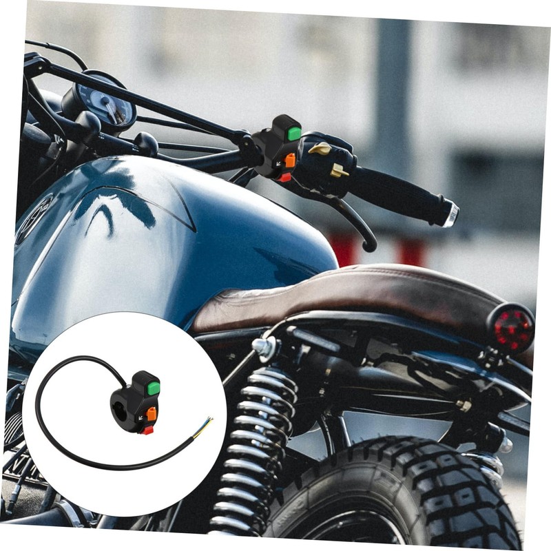 FUNOMOCYA Motorcycle Control Switch for Headlight Horn and Turn Signal