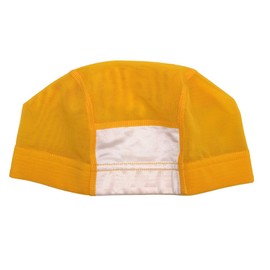 スイムキャップ キッズ 大人 名前の書ける メッシュタイプ 水泳帽 小学生 3100 イエロー M