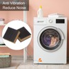 HARFINGTON 4pcs Rubber Anti Vibration Pads 2" x 2" x