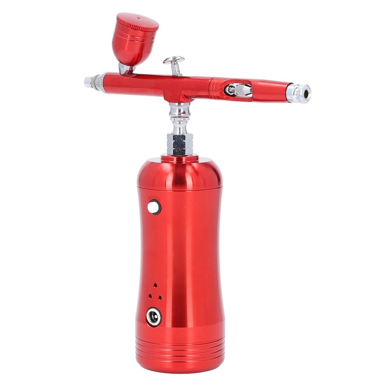 Auto Cordless Airbrush Kit Rechargeable Handheld 17.4psi Compressor for Nails