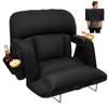 DEKEMASTER 25'' Stadium Seat with Back Support, Sofa-Style Comfort