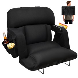 DEKEMASTER 25'' Stadium Seat with Back Support, Sofa-Style Comfort