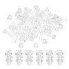 PATIKIL Kit de Tornillos de Acrílico Transparente M4x14mm y Tuercas